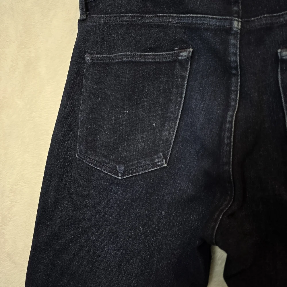 Hiroshi Kato Japanese Raw Selvedge The Scissors Slim Tapered In Blue Black 33